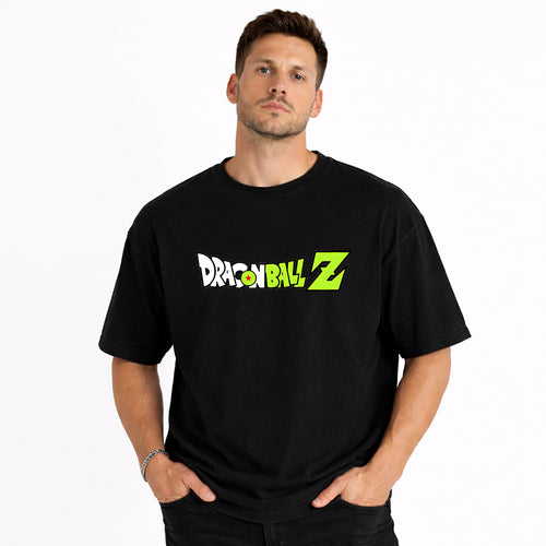 Dragon Ball Anime Broly Cartoon Print Cotton T-Shirt
