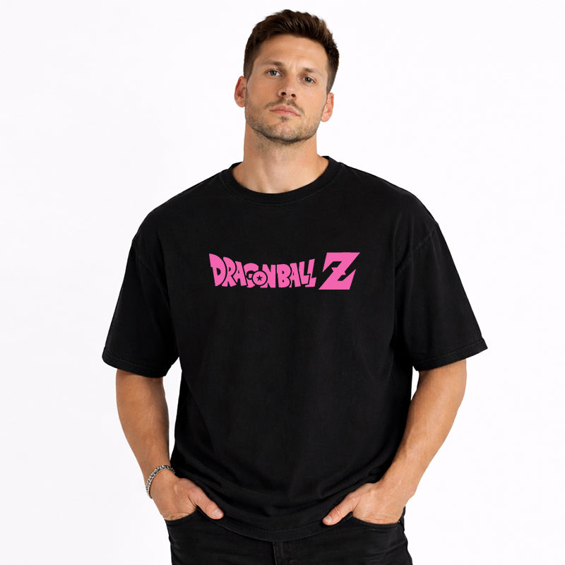 Dragon Ball Anime Majin Buu Cartoon Print Cotton T-Shirt