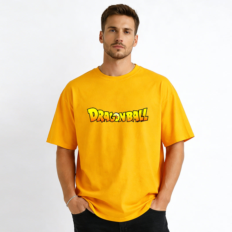 Dragon Ball Anime Goku Cartoon Print Cotton T-Shirt