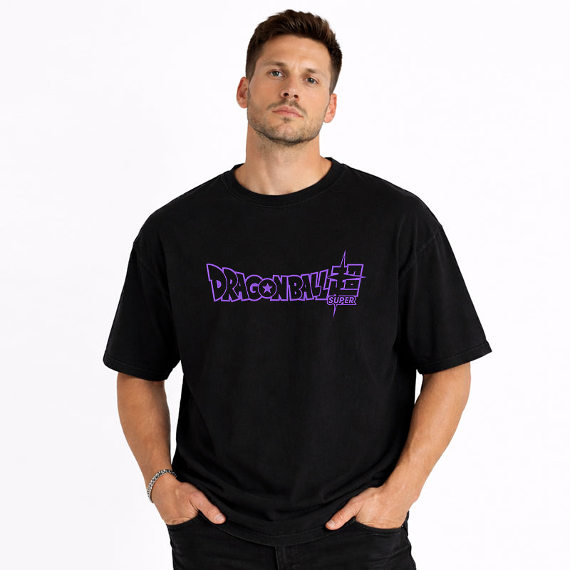 Dragon Ball Anime Beerus Cartoon Print Cotton T-Shirt