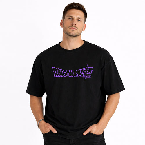 Dragon Ball Anime Beerus Cartoon Print Cotton T-Shirt