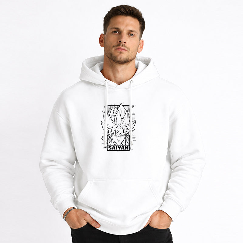 Dragon Ball Anime Goku Cartoon Print Cotton Hoodie