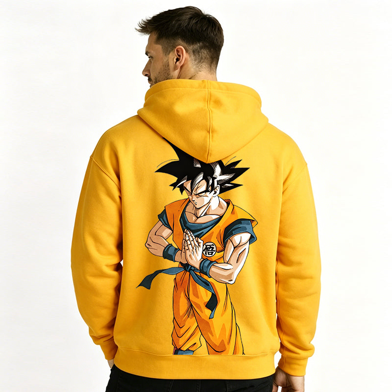 Dragon Ball Anime Goku Cartoon Print Cotton Hoodie
