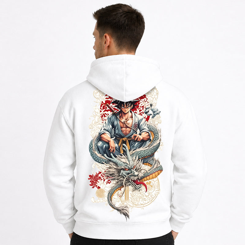 Dragon Ball Anime Goku Cartoon Print Cotton Hoodie