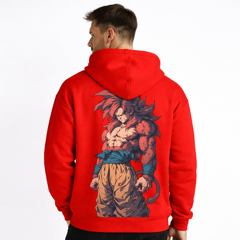 Dragon Ball Anime Goku Cartoon Print Cotton Hoodie