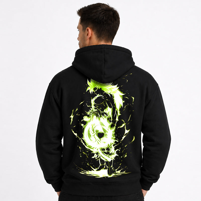 Dragon Ball Anime Broly Cartoon Print Cotton Hoodie