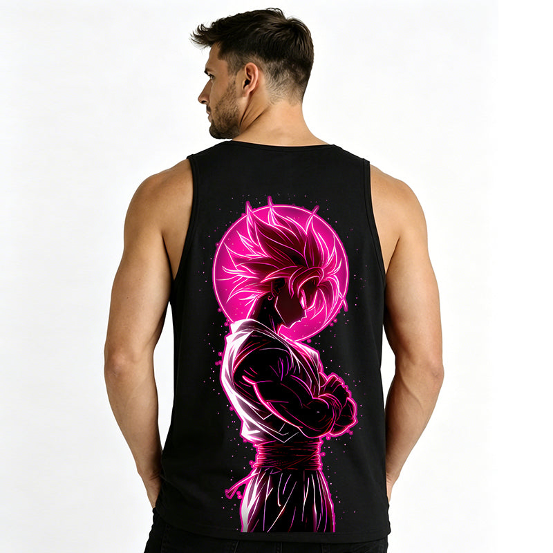 Dragon Ball Anime Goku Cartoon Print Cotton Tank Top